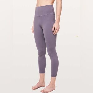 RARE Lululemon Align High Rise Pant 23” – Graphite Purple, Size 6
